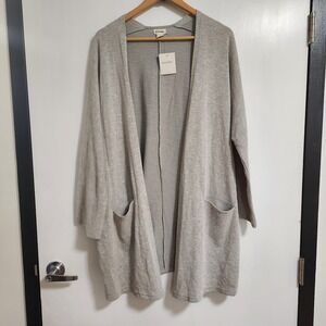 Donni Anthropologie Sandwash Ribbed Open‎ Cardigan One Size Fits All